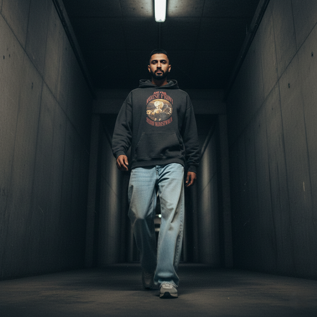 H-09 // MOOSEPRINT "PATINA" HOODIE