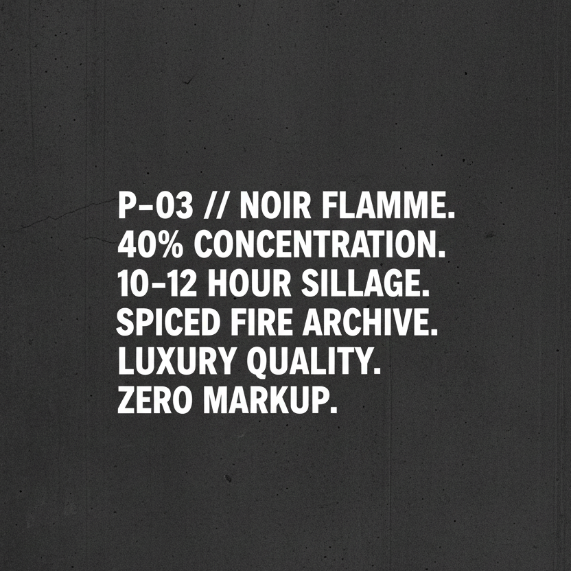 P-03 // SAVI NOIR FLAMME