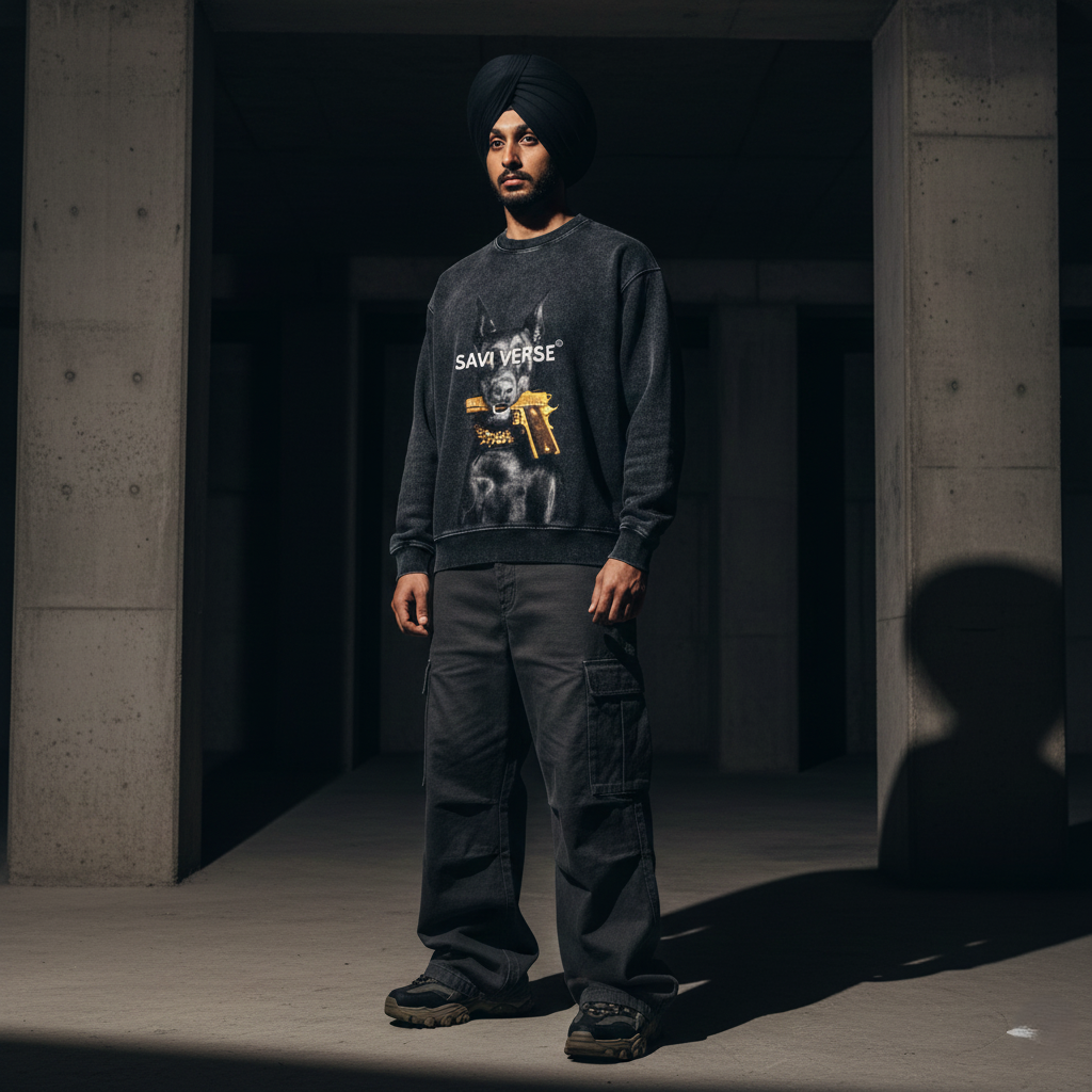 S-01 // "HUNGER FOR GUN" 440GSM ARCHIVE SWEATSHIRT