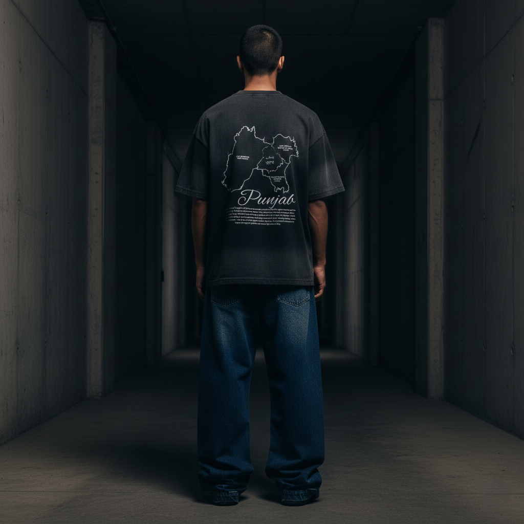 T-08 // UNDIVIDED PUNJAB FADED TEE