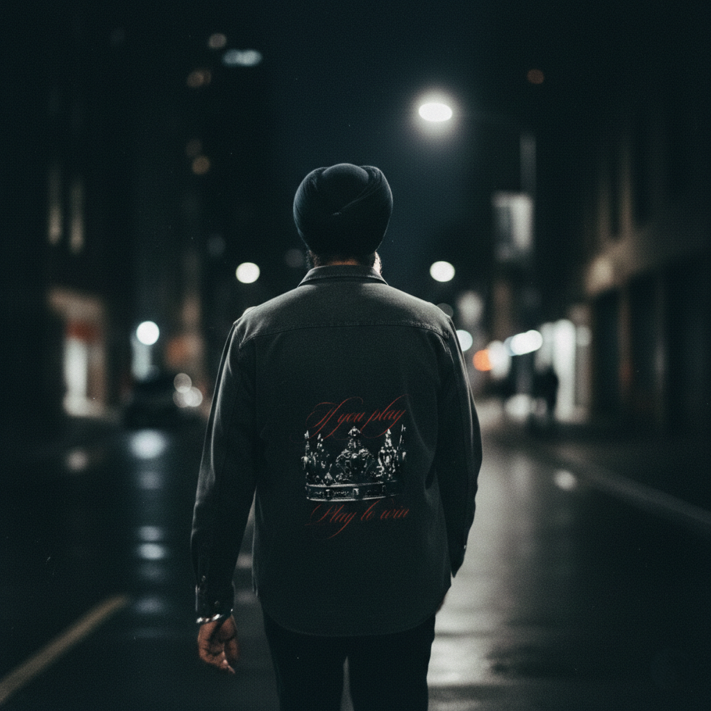 J-01 // "PLAY TO WIN" VINTAGE ZIP DENIM JACKET